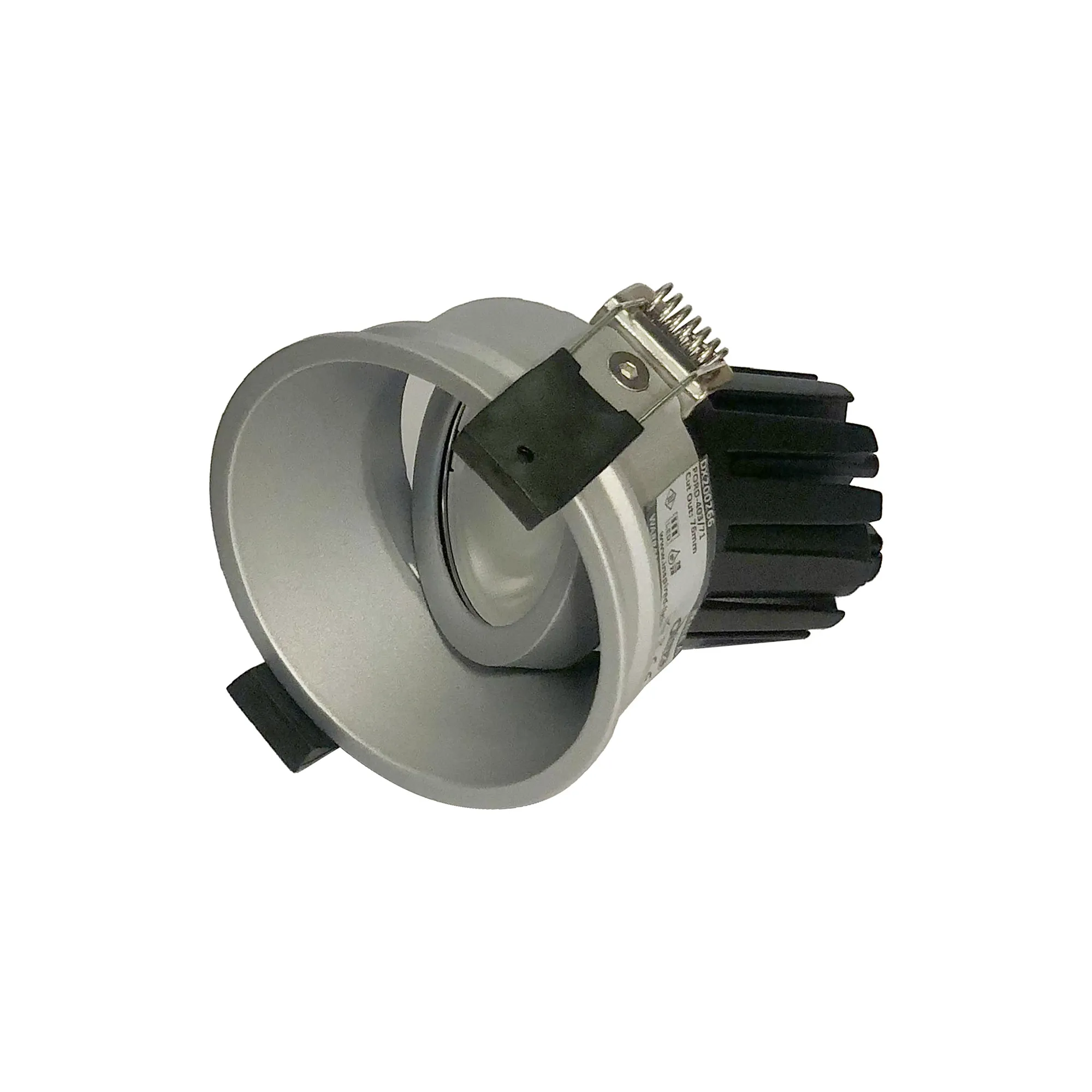 DM206336  Bania A 15 Powered by Philips 15W 1350lm 4000K 36° Engine, 350mA,Silver,Adjustable Recessed Round Spotlight,IP20, DRIVER NOT INC.